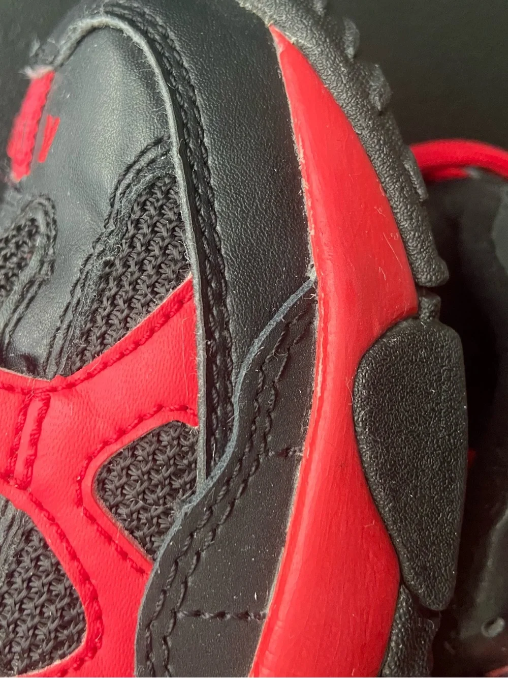 Red & Black Nike Slants